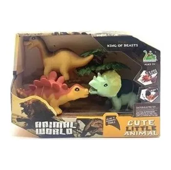 Zestaw dinozaurów 3 figurki