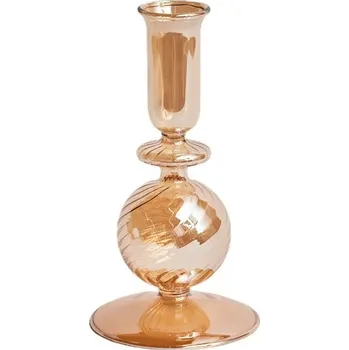 Svícen Vysoký skleněný svícen | skleněná dekorace | skleněné svícny | dekorace domov - SmallBall RChampion