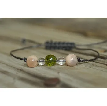 Náramek Energetický náramek z minerálů | náramek z minerálů | unisex na šňůrce - A17