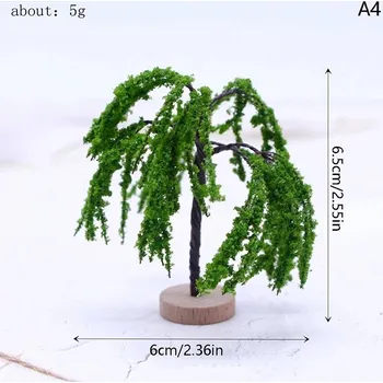 Zahradní dekorace Mini dekorační stromek do zahrady | zahradní dekorace, mini figurky - A4