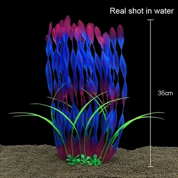 Dekorace do akvária Umělé akvarijní rostliny pro dekoraci | dekorace do akvária | akvarijní tráva - 6