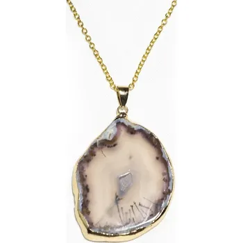 Přívěsek Magický přívěsek z přírodního kamene | přírodní šperky - Bílý