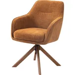 Designová otočná židle Sanjaya II skořicová