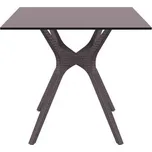 HANSCRAFT SIESTA EXCLUSIVE Stůl IBIZA 80 hnědý