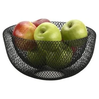 chlebník Košík na chléb a ovoce, Ø 25,5 cm, kov KESPER 90865