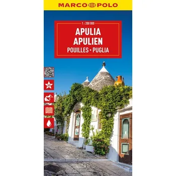 MARCO POLO Reisekarte Italien 11 Apulien 1:200.000 - Marco Polo