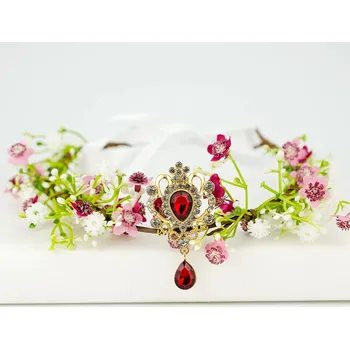 Čelenka Elfí čelenka s větvičkami a listy | elfí šperky, lesní tiára - jako obrázek-10