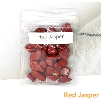 Dekorace do akvária Přírodní krystalové kameny pro dekorace, akvária, šperky | dekorace do akvária | přírodní kameny - Červený jaspis , 20 g se sáčkem