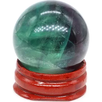 Kamenná minerální koule 30 mm | přírodní kámen | masážní koule - Fluorit , 1 KS