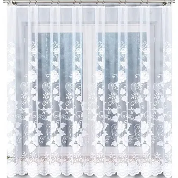 Záclona Záclona vzor 023006, výška 180 cm, bílá (na metry)