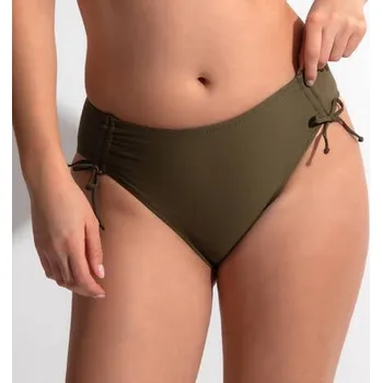 Dámské plavky Plavkové kalhotky vyšší ANTIGEL (FBB0614-23), Barva tmavě zelená, Velikost XXL