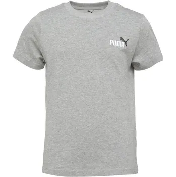 Chlapecké tričko Chlapecké triko Puma ESSENTIALS 2 COLOR SMALL NO.1 LOGO TEE B 140 Šedá, Bílá