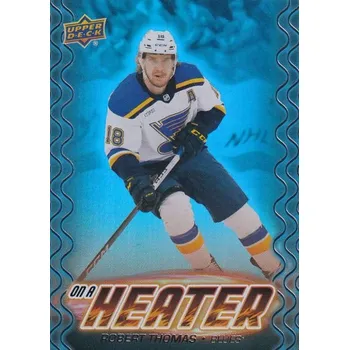 Karetní hra insert karta ROBERT THOMAS 24-25 UD Ser. 2 On a Heater číslo OH-3