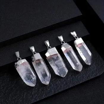 Přívěsek Křišťálový přívěsek | přívěšek krystal, ruční výroba - 1PC Sliver