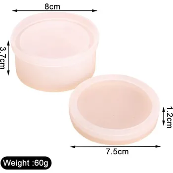 Forma na pečení Silikonová forma pro DIY tvoření | silikonová forma | DIY květináč, svícen - Kulatý tvar