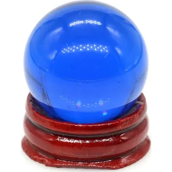 Kamenná minerální koule 30 mm | přírodní kámen | masážní koule - Oceánově modrý obsidián , 5 KS