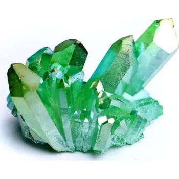 Přírodní kámen Minerální dekorace | přírodní surový krystal - Zelený , 100 g