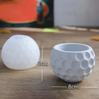 Silikonová forma pro DIY tvoření | silikonová forma | DIY květináč, svícen - Tečkovaný Jar