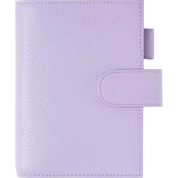Zápisník Luxusní obal na zápisník | kožený organizér, obal na zápisník - Oblázková levandule