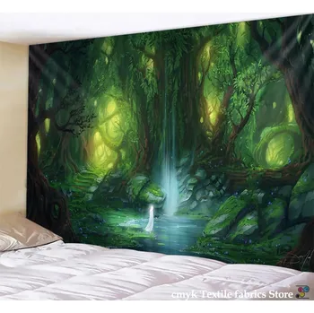 Krásná přírodní tapiserie | boho dekorace | přírodní dekorace - gt013-6 , Rozměr 320 x 180 cm