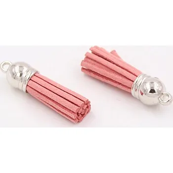 50 ks Kožené třásně na klíče | přívěsek na klíče | třásně na výrobu šperků - 12