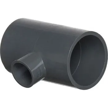 PWS - Professional Water System PVC tvarovka - T kus 90° s redukcí, 50x32 mm