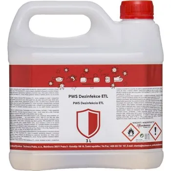 PWS - Professional Water System Dezinfekce ETL, virocid, 3 l