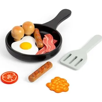 Dětská kuchyňka Bigjigs Toys Snídaně na pánvi