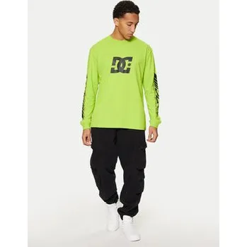DC Shoes S dlouhým rukávem Drivers Club ADYZT05406 Zelená Standard Fit L