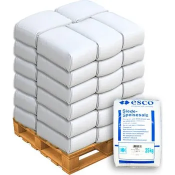 Bazénová chemie esco - european salt company GmbH & Co. KG Sůl do bazénu 750kg (30x25 kg)
