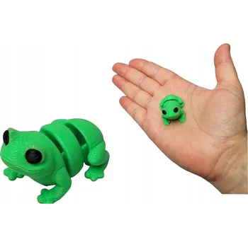 Figurka Figurka žába žabička mini pohyblivá zoo farma zvířátko