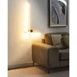 Nástěnná lampa LED nástěnné svítidlo zlatý hliník železo 90 cm obývací pokoj ložnice moderní design Beliani