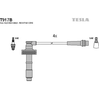 Autoelektrika Sada kabelů pro zapalování TESLA T917B