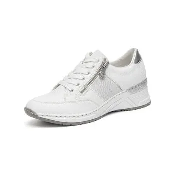 Dámské polobotky Rieker Polobotky N4322-80 Bílá 42