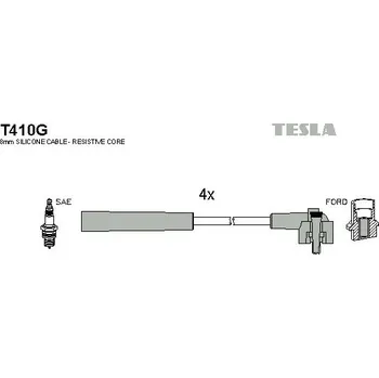 Autoelektrika Sada kabelů pro zapalování TESLA T410G