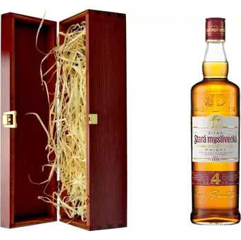 Whisky Stará žitná myslivecká Bourbon Cask RESERVE 40% 0,7l dřevěná kazeta