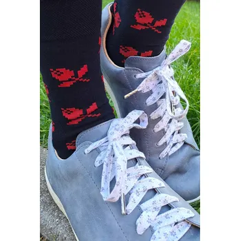 Dámské ponožky Folklorní ponožky Růže - tmavě modrá Velikost: EU 43-46