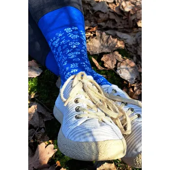 Dámské ponožky Folklorní ponožky Modrotisk I Velikost: EU 43-46