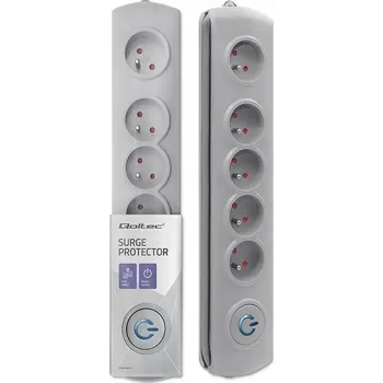 Přepěťová ochrana Přepěťová ochrana Qoltec 1,8 m 5 zásuvek
