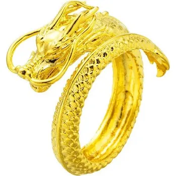 Prsten Dračí prsten nastavitelný | retro šperk, kouzelný prsten - C029