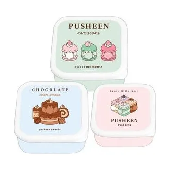 Set školních potřeb Pusheen Lunchboxy 3w1