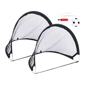 Sportovní branka DUNLOP Fotbalová branka samorozkládací sada 2 ks 60x40x40cm ED-210097