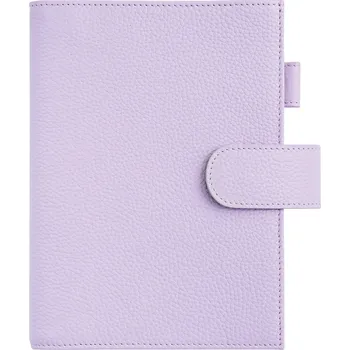 Diář Kožený obal na zápisník B6 | kožený obal, kožený diář - Oblázková levandule
