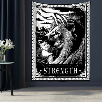 Samolepící dekorace Tapiserie s motivy tarotové karty na stěnu | tapiserie na zeď, dekorace na zeď - gt625-15 , Rozměr 230 x 180 cm