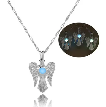 Náhrdelník Svítící náhrdelník s přívěskem | dámský náhrdelník, svítící želva - 14 , Zelený