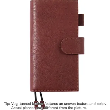 Diář Obal na diář z vege kůže | obal na diář, obal na zápisník - Kaštan