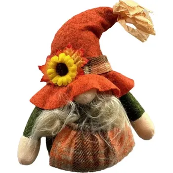 Vánoce Podzimní skřítek se slunečnicí | vánoční dekorace, sváteční ozdoby - A