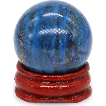 Kamenná minerální koule 30 mm | přírodní kámen | masážní koule - Lapis lazuli , 5 KS