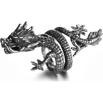 Prsten Dračí prsten nastavitelný | retro šperk, kouzelný prsten - C031