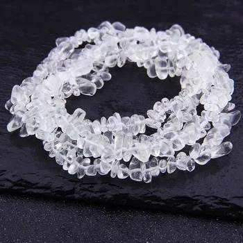 Náramek Minerální korálky | výroba šperků - Clear Quartz